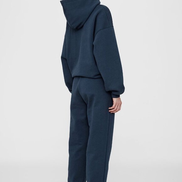 Brand New Anine Bing Leone Jogger & Lucy Hoodie Set - Navy, Size M (Oversized) - Picture 9 of 11